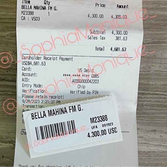 Louis Vuitton Mahina Bella Grey - Picture 14 of 14